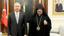 Istanbul's Armenian patriarch meets with Turkish interior minister
