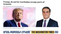 Օկուպացիայի հետևանքով սահմանային բնակչությունը մշտական անհանգստության մեջ է․Թաթոյանի հոդվածը՝ The Washington Times-ում
