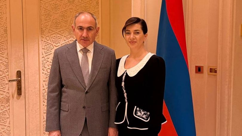 Анна Акопян заявила о завершении гражданского брака с премьером Армении Николом Пашиняном