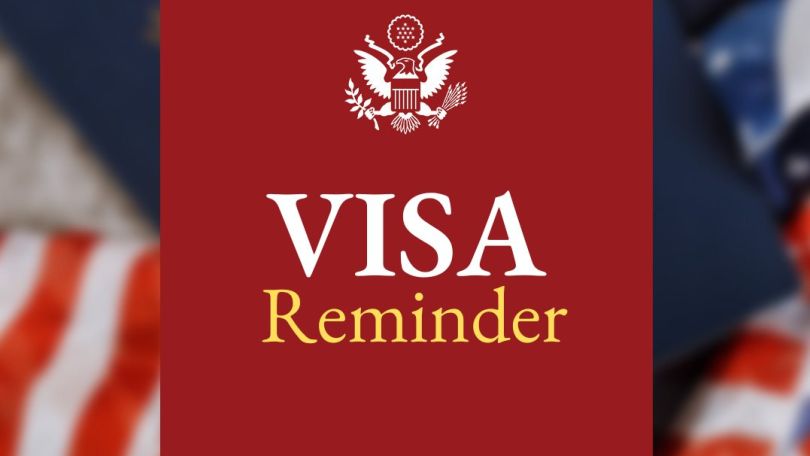 U.S. Embassy issues important reminder for visa applicants