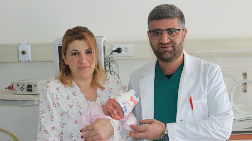 Displaced Artsakh family welcomes 7th child