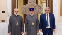 Catholicos Karekin II meets with international lawyer Robert Amsterdam