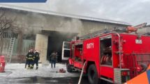 Տիչինայի փողոցում հրդեհ է բռնկվել տան տանիքում