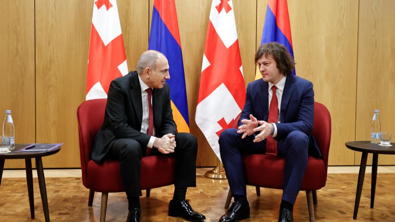 Пашинян – Кобахидзе: Надеемся, что в ближайшем будущем по железной дороге будет также осуществляться экспорт из Армении