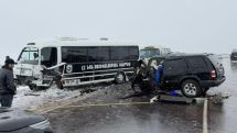 Three Armenian police officers required treatment after road accident