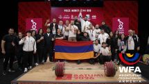 Armenian men's weightlifting team tops European Championships standings