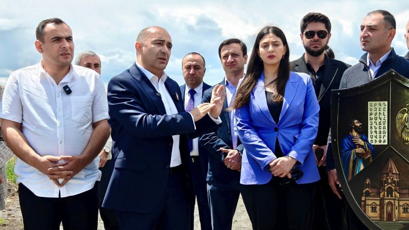 Bright Armenia Party launches election campaign in border village