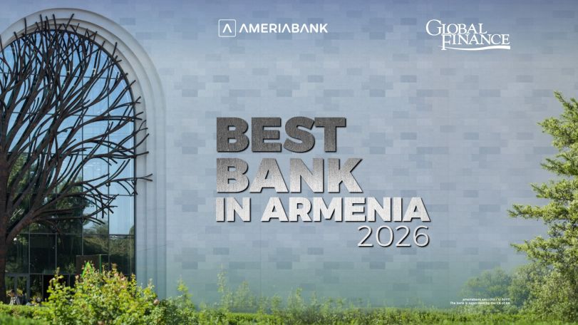 Ameriabank named the Best Bank in Armenia for 2026 by Global Finance magazine