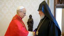 Catholicos Aram I calls for release of Artsakh leaders as he meets Pope Leo