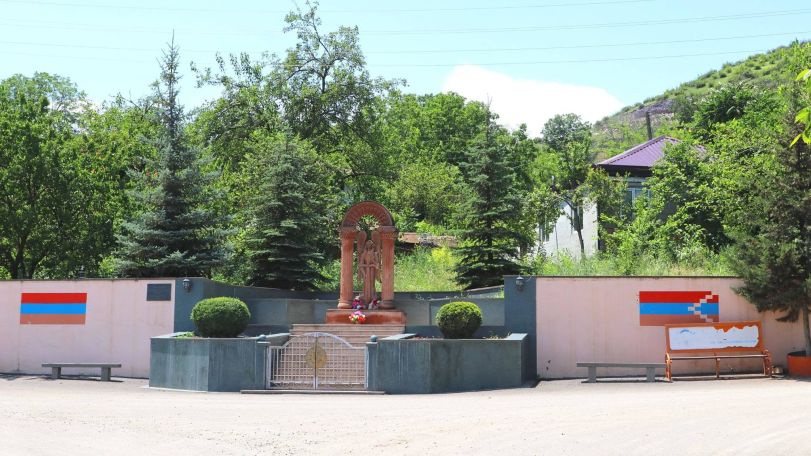 Azerbaijan destroys war memorials in Artsakh village