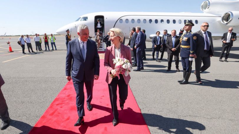 European Commission chief arrives in Armenia