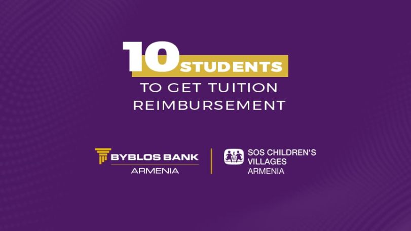 Byblos Bank Armenia committed to quality education: Covering SOS Children’s Villages 10 student tuitions