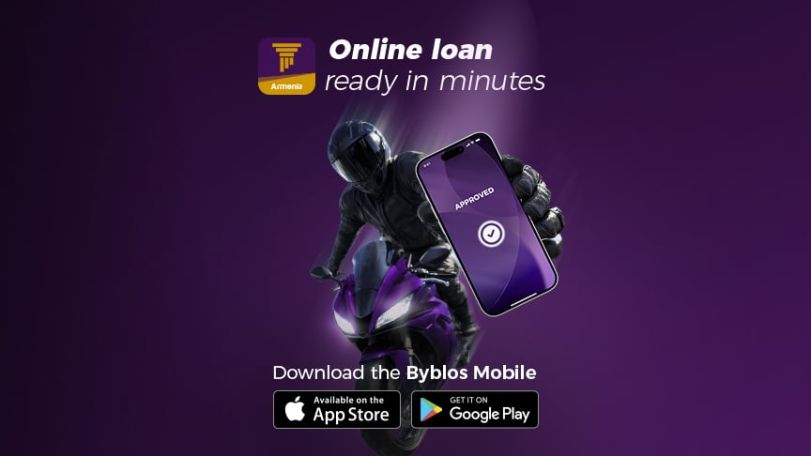 Byblos Bank Armenia online loan via mobile: Up to AMD 10 mln in just minutes