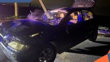 «Opel»-ը դուրս է եկել ճանապարհի երթևեկելի հատվածից և բախվել ճամփեզրյա երկաթբետոնե էլեկտրասյանը