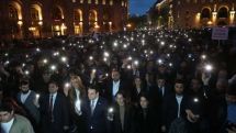 Шествие партии «Сильная Армения» – после митинга на площади Свободы в Ереване