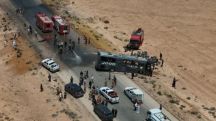 Two buses collide in Syria, killing at least 35
