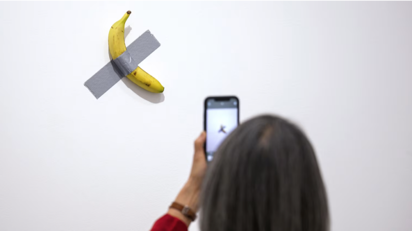 Maurizio Cattelan’s notorious banana artwork stolen from French museum
