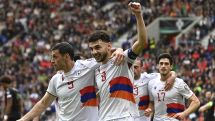 Сборная Армении во втором тайме уступает Португалии со счетом 1:8