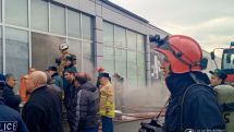 В Котайке сгорел магазин люстр