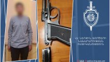 Աբովյան քաղաքի 19-ամյա բնակչի մոտ ապօրինի զենք է հայտնաբերվել