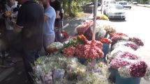 Էջմիածնի ծաղկեգործները բողոքի ակցիա են անում՝ չեն կարողանում ծաղիկներն արտահանել ՌԴ