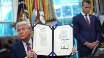 Պենտագոնը «Պաշտպանության նախարարություն» ցուցանակը փոխարինում է «Պատերшզմի նախարարություն» ցուցանակով