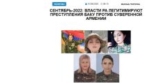 «Голос Армении»: Сентябрь-2022: власти РА легитимируют преступления Баку против суверенной Армении