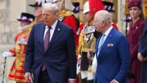 Дональд Трамп у короля Карла