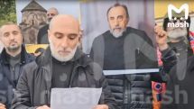 Armenians hold protest in Moscow during Pashinyan's visit