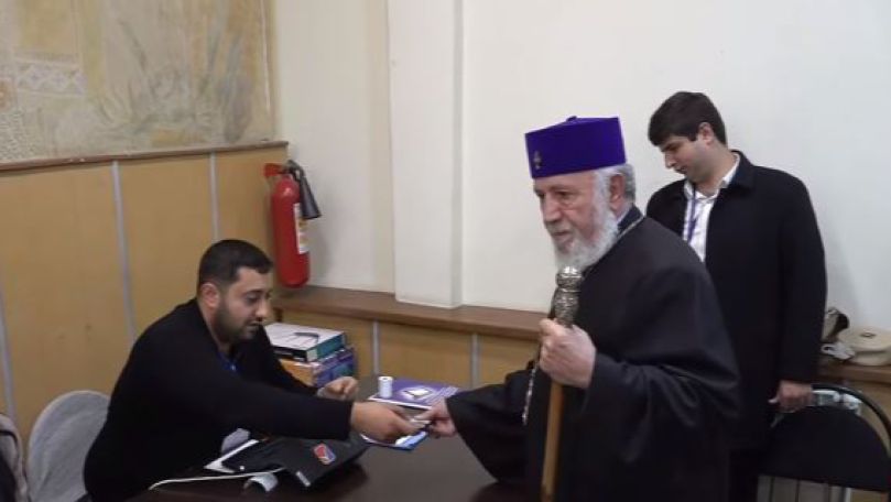 Католикос Гарегин II: Мы проголосовали, помолившись, чтобы выборы прошли справедливо, а город Вагаршапат процветал и развивался