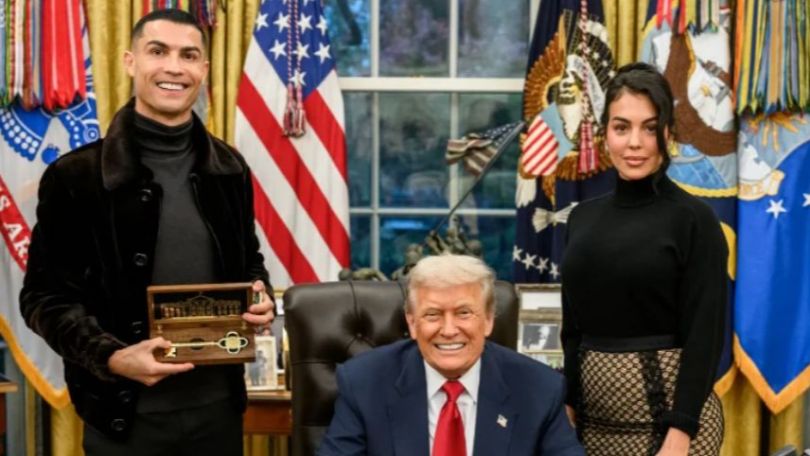 Ronaldo sends out message after attending White House dinner with Trump