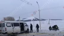 Гололед на дороге Ереван-Ванадзор привел к аварии с 8 пострадавшими