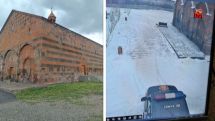 ԶՈւ Հոգևոր առաջնորդությանը պատկանող Քանաքեռի Սուրբ Աստվածածին եկեղեցին առավոտից հսկում է Ռազմական Ոստիկանության մեքենան. Պսակ քահանա Մկրտչյան
