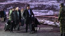Azerbaijani civil society members arrive in Armenia via land border