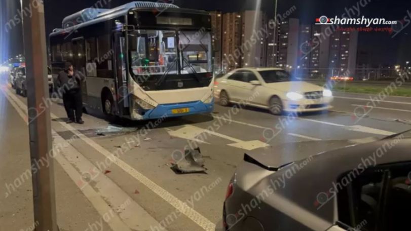 Yerevan bus crash leaves one injured