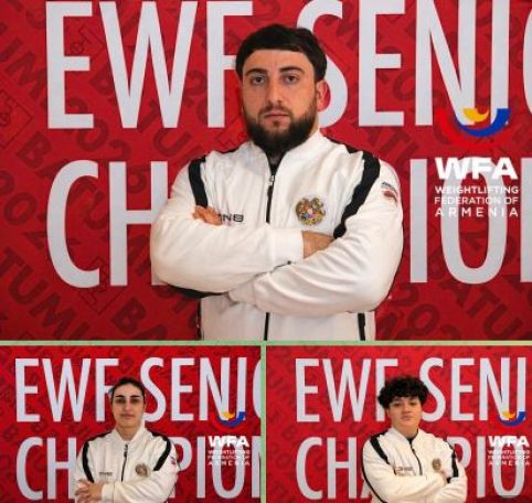 European Weightlifting Championships: Armenia fields three competitors today
