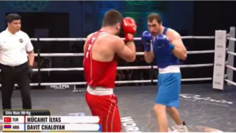 World Cup: Armenian boxer beats Turkish rival to reach semifinals