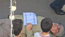 «День негражданина»: Вардгес Гаспари улегся на улице Амиряна, полиция подвергла его приводу