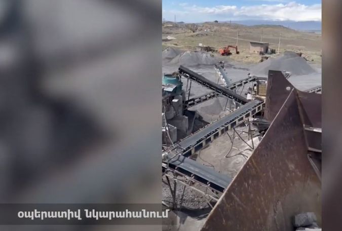 Կոտայքում կազմակերպվել և իրականացվել է անդեզիտաբազալտի ապօրինի արդյունահանում