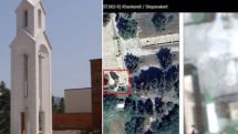 Armenian Genocide memorial in Stepanakert destroyed