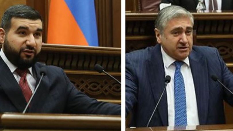 Լեզվակռիվ ԱԺ-ում Արթուր Խաչատրյանի ու Վահագն Ալեքսանյանի միջև. «Լռեք մի հատ»