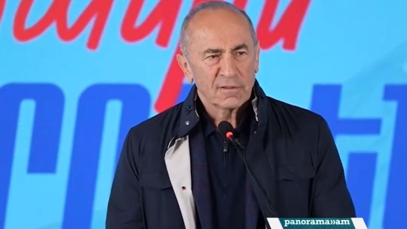 Kocharyan blasts Pashinyan during campaign rally