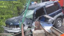 Դիլիջան-Վանաձոր ճանապարհի «Mitsubishi» բախվել է երկաթե արգելապատնեշին, վարորդը հոսպիտալացվել է