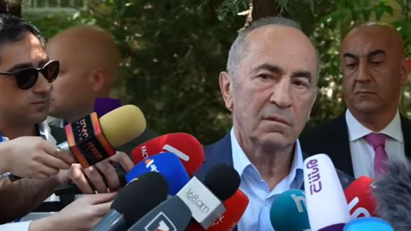 Kocharyan casts ballot in Sunday's elections, slams Pashinyan over war losses