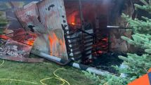 Вспыхнул пожар на территории одного из ресторанных комплексов села Антарут