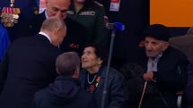 Putin greets Armenian WWII veterans after Victory Day parade