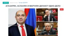 «Голос Армении»: Агазарян способствует воспроизводству ГД и Пашиняна словом и делом