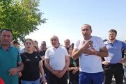 Protesters block Gyumri-Yerevan highway