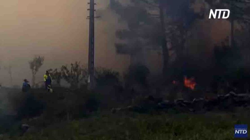 Ուժեղ հրդեհներ Իսպանիայում ու Ֆրանսիայում