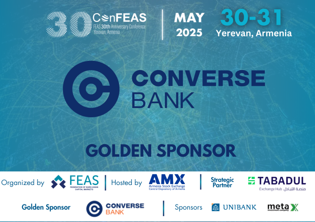 Կոնվերս Բանկը ConFEAS 2025-ի Ոսկե հովանավորն է